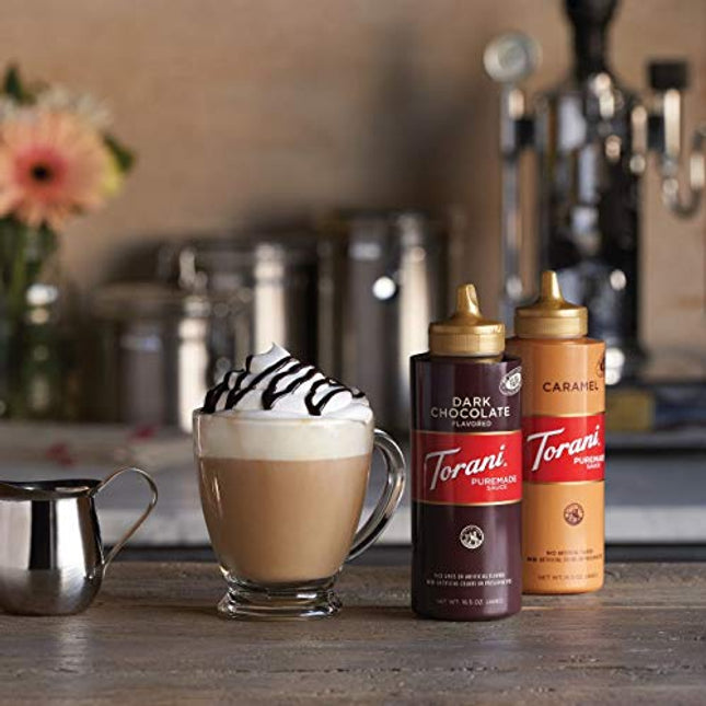 Torani Puremade Caramel Sauce, 16.5 Ounces
