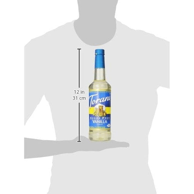 Torani Sugar Free Syrup, Vanilla, 25.4 Ounce (Pack of 4)