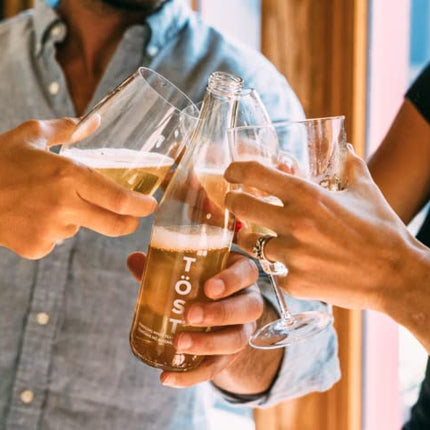 TÖST ROSÉ All-Natural Alcohol Free Sparkling Beverage, 25.4 Fl Oz (Pack of 1)