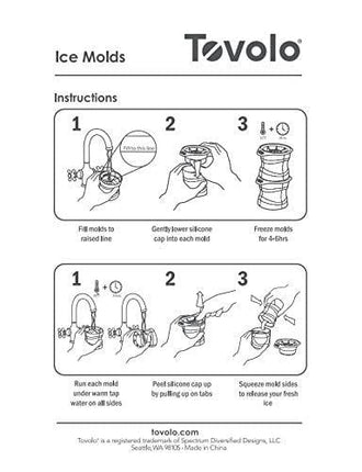 Tovolo Sphere Ice Molds - Set of 2