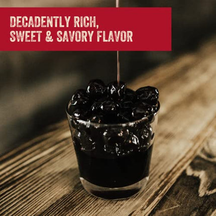 Traverse City Whiskey Co. Premium Cocktail Cherries | Cocktails & Desserts | All American, Natural, Certified Kosher, Stemless, Slow-Cooked Garnish for Old Fashioned, Ice Cream Sundaes & More (2 Pack of 21 oz)