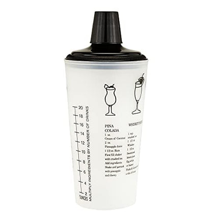True Collins Black Cocktail 30oz Recipe Shaker, Set of 1