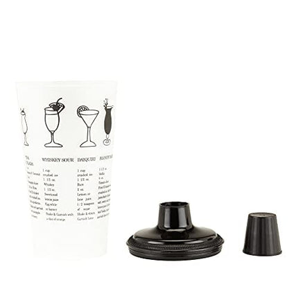 True Collins Black Cocktail 30oz Recipe Shaker, Set of 1