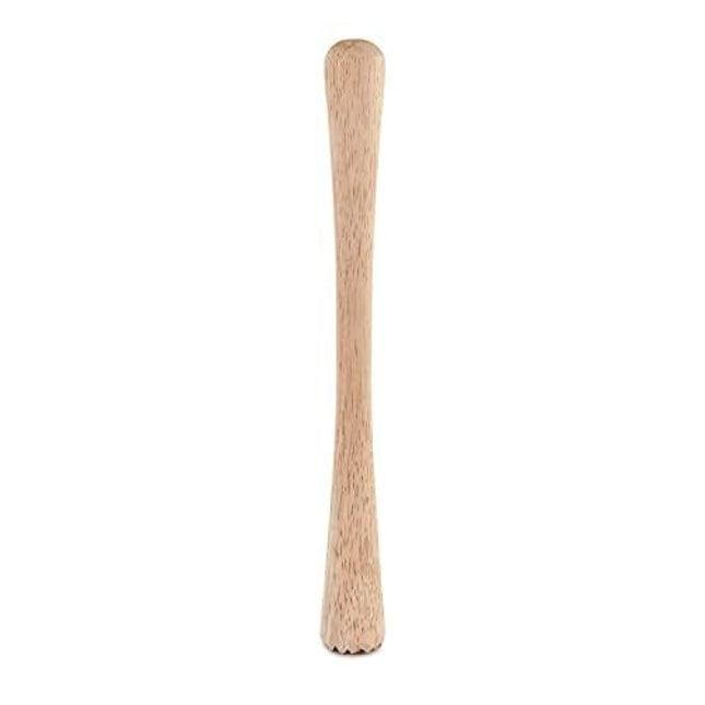 True Smash Natural Wood Muddler, Bar Cart and Cocktail Accessory, Craft Cocktail Tools, Bar Tool, 9"