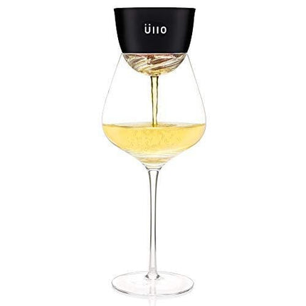 Ullo Wine Purifier with 4 Selective Sulfite Capture Filters. Remove Sulfites, Restore Taste, Aerate, and Experience the Magic of Ullo Pure Wine.
