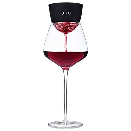 Ullo Wine Purifier with 4 Selective Sulfite Capture Filters. Remove Sulfites, Restore Taste, Aerate, and Experience the Magic of Ullo Pure Wine.