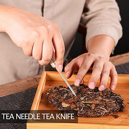 Stainless Steel Ice Pick with Wooden Handle and Sheath Kitchen Tool (9" RoseWood)