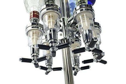 Unido Box 6-Bottle Revolving Alcohol Holder Liquor Dispenser