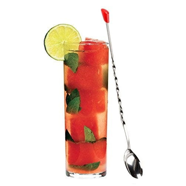 NEW, 11-Inch Stainless Steel Bar Spoon, Bar Spoons, Twist-Neck, Barware Mixing Spoon - Set of 12