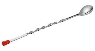 NEW, 11-Inch Stainless Steel Bar Spoon, Bar Spoons, Twist-Neck, Barware Mixing Spoon - Set of 12