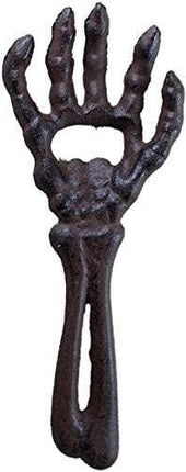 Upper Deck Cast Iron Skeleton Hand Themed Beverage Bottle Opener