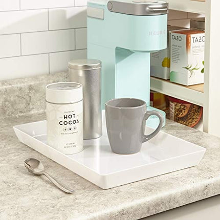 Avant 15" x 10" Plastic Serving Tray | Set of 3 White