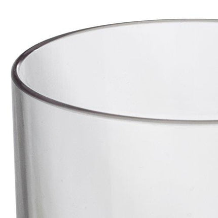 Classic 9-ounce Premium Quality Plastic Tumblers | set of 6 Clear