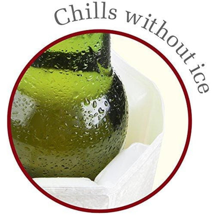 Vacu Vin Active Wine cooler gel pack, 6 7/8th, Black