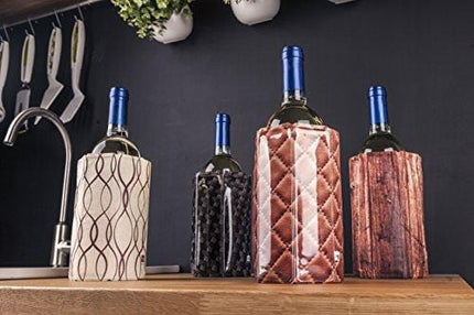 Vacu Vin Active Wine cooler gel pack, 6 7/8th, Black