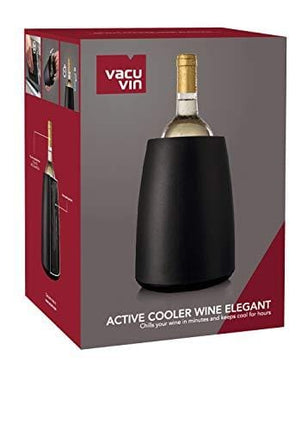 Vacu Vin Rapid Ice Elegant Wine Cooler - Black