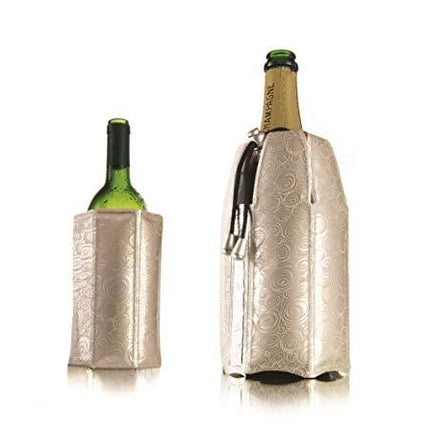 Vacu Vin Rapid Ice Wine and Champagne Cooler Set - Platinum