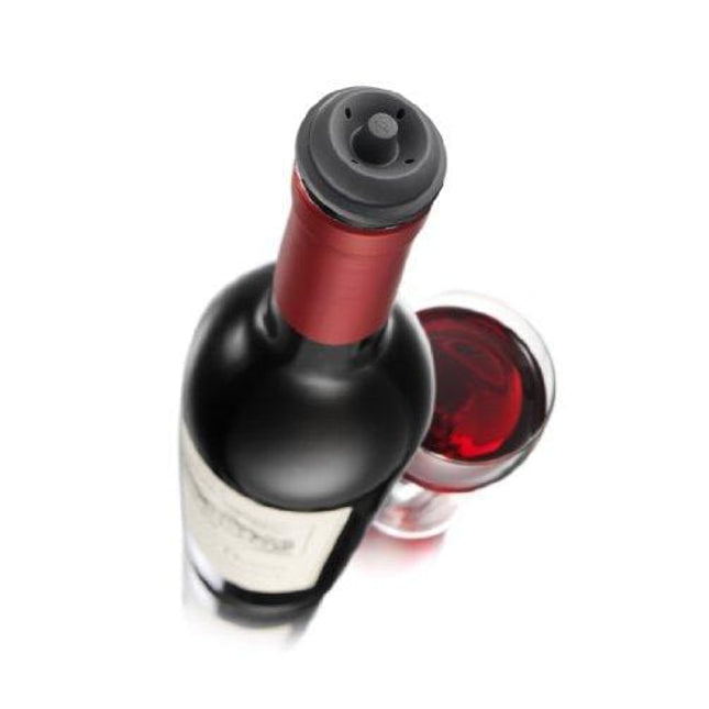 Vacu Vin Wine Saver Vacuum Stoppers Set of 2 – Grey