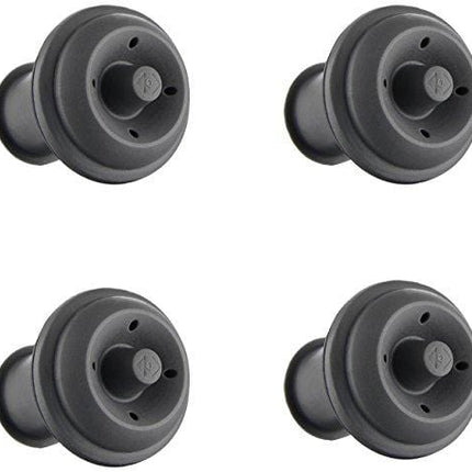 Vacu Vin Wine Saver Vacuum Stoppers Set of 4 – Grey