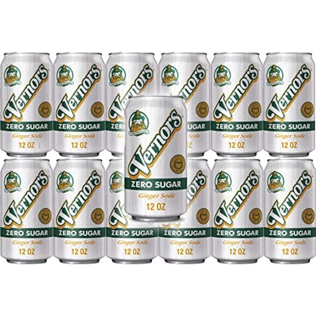 Vernor's Ginger Ale Diet, 12 oz Can (Pack of 12)