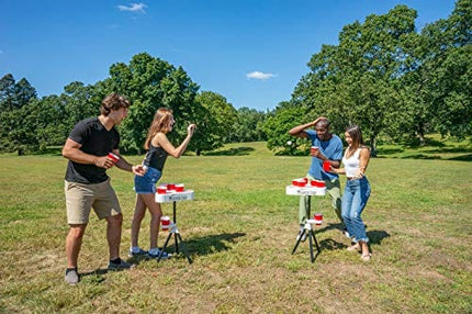 Versapong Portable Beer Pong Table/Tailgate Game with Backpack Carry Case and Balls