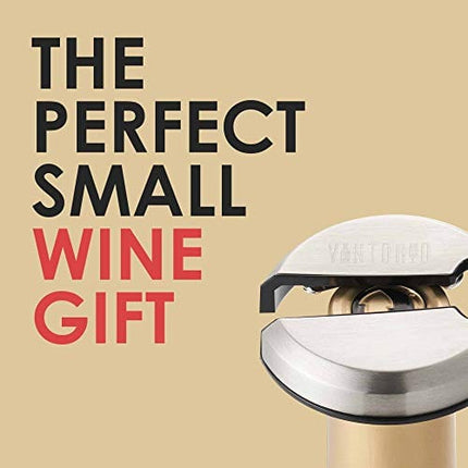 Vintorio Easy Wine Foil Top Cutter - Cut Bottle Capsules and Neck Labels - Sharp Remover for Wine Seals - Tough Metal, Stainless Steel Plated Body