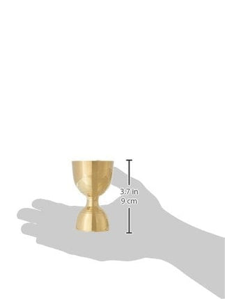 Viski Gold Canterbury Jiggers, 1 & 2 oz