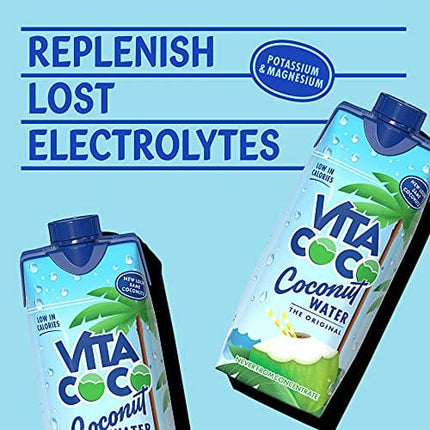 Vita Coco Coconut Water Original, 202.8 Fl Oz(Pack of 6)