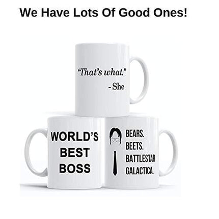 Prison Mike Shot Glass - The Office Merchandise | Funny Michael Scott for Men and Women - Dunder Mifflin Inspired Shot Glasses