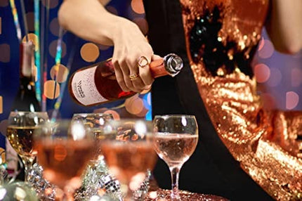 Wander + Found Sparkling Rosé Non Alcoholic Wine | Sparkling Rosé Wine, 750ml