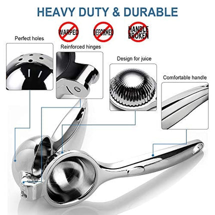 Wevove Lemon Squeezer Lime Squeezer Citrus Juicer Lemon Juicer Citrus Press Citrus Squeezer Lemon Juicer Squeezer Lemon Press Lime Juicer Lemon Squeezer Press Lemon Hand Squeezer