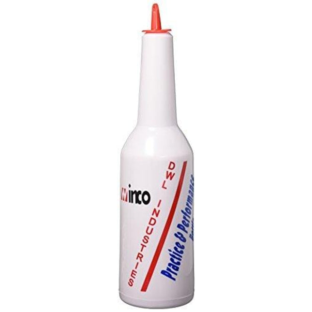 Winco PFBT-11W Flair Bottle, White With Lavender Tint