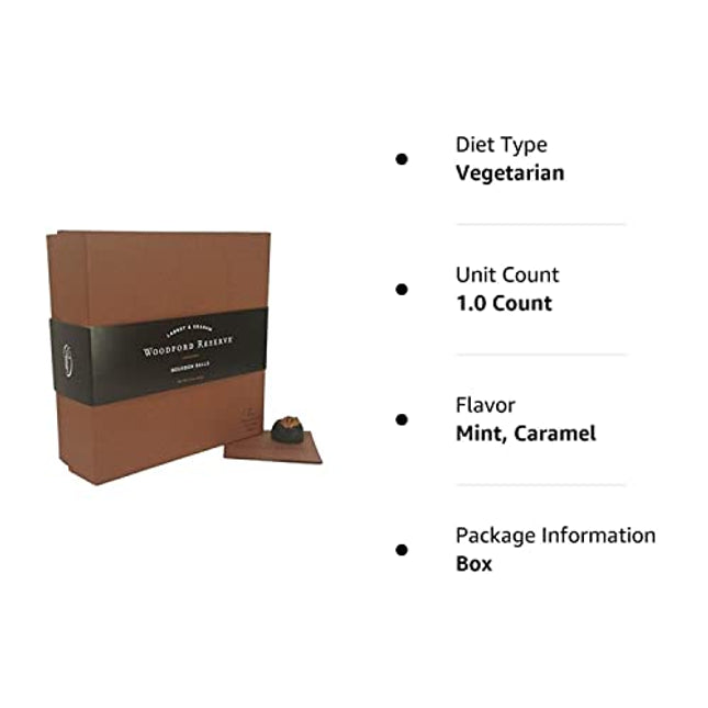 Woodford Reserve Bourbon Ball Gift Box, 32 Candies per box, delicious and perfect for holiday gifts