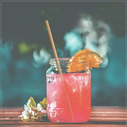 World Brand 250 Count Kraft Paper Straws - Eco-Friendly Party Supplies - Biodegradable Drinking Straws - Plastic & Dye Free - Unwrapped - Perfect for Juices, Shakes, Smoothies, Ice Coffee & More