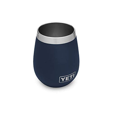 YETI Rambler 10 oz Wine Tumbler, Vacuum Insulated, Stainless Steel, Navy