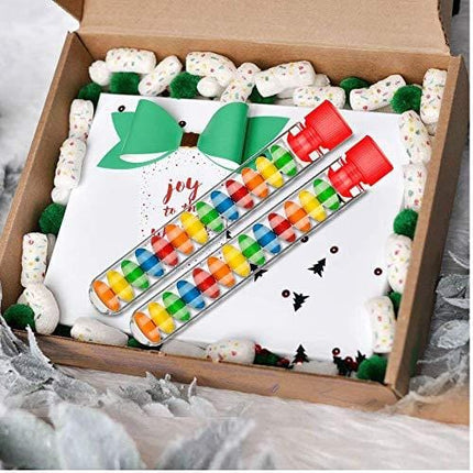 Test Tubes with Rack, YGDZ 50pcs Plastic Test Tube Vial Holder Rack, 16x100mm Clear Candy Test Tubes with Caps for Party Decoration