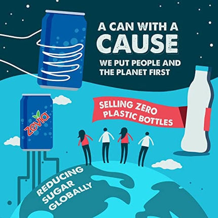 Zevia Zero Calorie Soda, Cola, 12 Ounce Cans (Pack of 24)