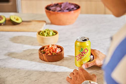 Zevia Zero Calorie Soda, Lemon Lime Twist, 12 Ounce Cans (Pack of 24)