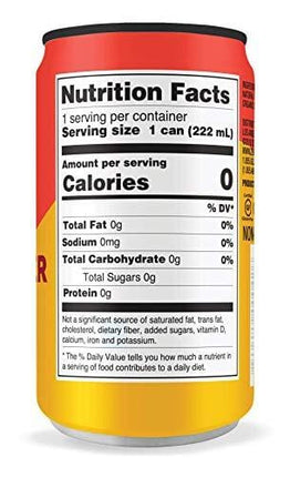 Zevia Ginger Beer, 7.5oz (Pack of 12) Zero Calories or Sugar, Naturally Sweetened with Stevia Leaf Extract , A Perfect Drink Mixer