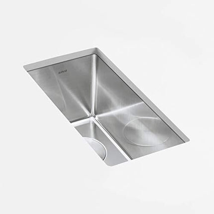 Modena Undermount Bar and RV Sink, 16-Gauge Stainless Steel (10 x 18 Trough)