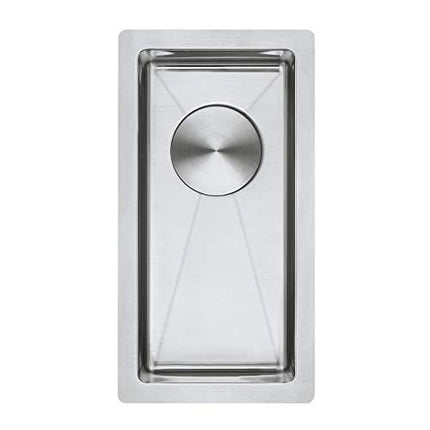 Modena Undermount Bar and RV Sink, 16-Gauge Stainless Steel (10 x 18 Trough)