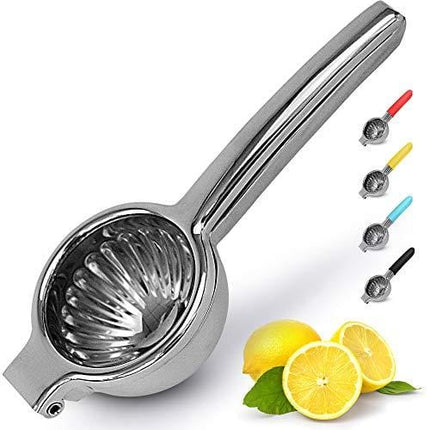 Lemon Squeezer Stainless Steel with Premium Quality Heavy Duty Solid Metal Squeezer Bowl - Large Manual Citrus Press Juicer and Lime Squeezer Stainless Steel - by Zulay Kitchen