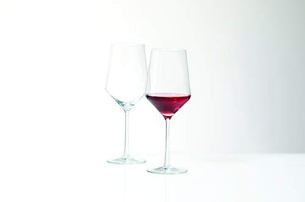Zwiesel Glas Tritan Crystal Pure Stemware Collection Glassware, 6 Count (Pack of 1), Cabernet/All Purpose, Red or White Wine Glass