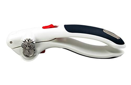 Zyliss - 20362 ZYLISS Lock N' Lift 7" Manual Handheld Can Opener with Locking Mechanism, White/Gray