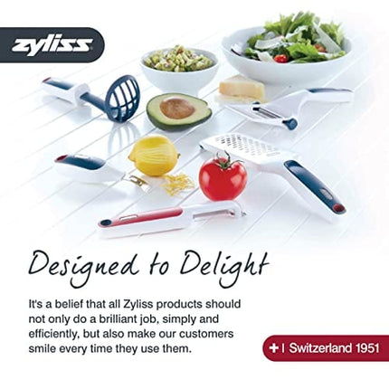 Zyliss Utility Paring Kitchen Knife with Sheath Cover - Stainless Steel Kitchen Knife Perfect for Cutting Meat, Vegetables and Fruit - 5.5-Inch, Purple